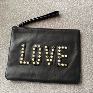 Rebecca Minkoff Pearl Studded Clutch Bag